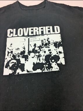 CLOVERFIELD Tshirt Alternative Rock & Shoegaze Band From Longview, TX XL